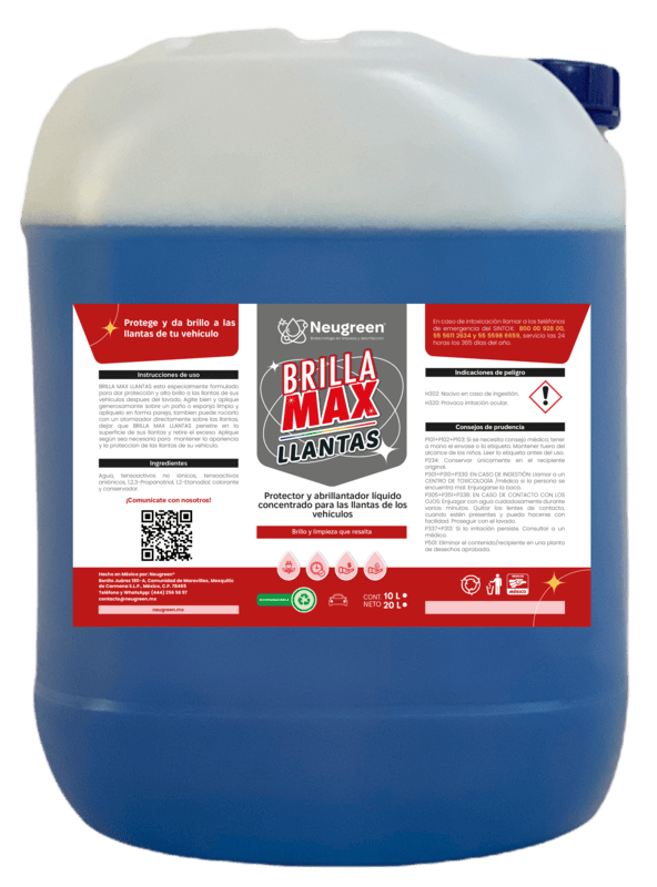 BRILLA MAX LLANTAS 20L